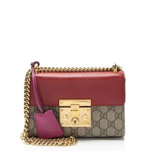 Gucci GG Supreme Padlock Small Shoulder Bag